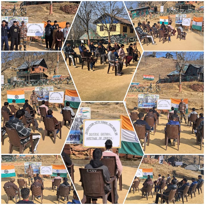 Indian Army Organised an Interaction celebrating the Diverse Culture of India at Krusan

#HumSayaHaiHum
#ProsperousKashmir
#FutureOfKashmir
#IndianArmy
#SaviourofKashmir 
#Kashmir
#KashmirAgainstTerror