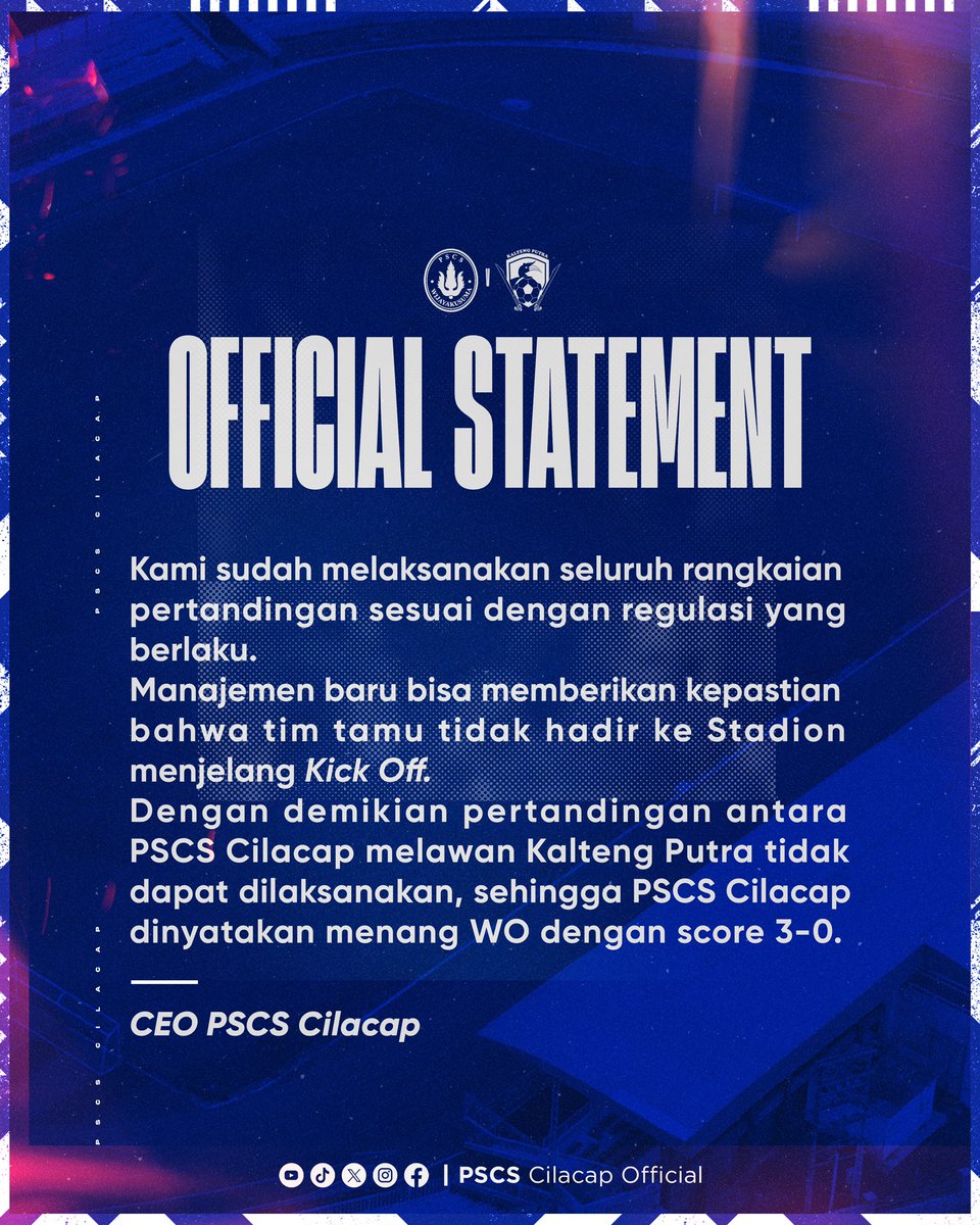 PSCS Cilacap Official tweet media