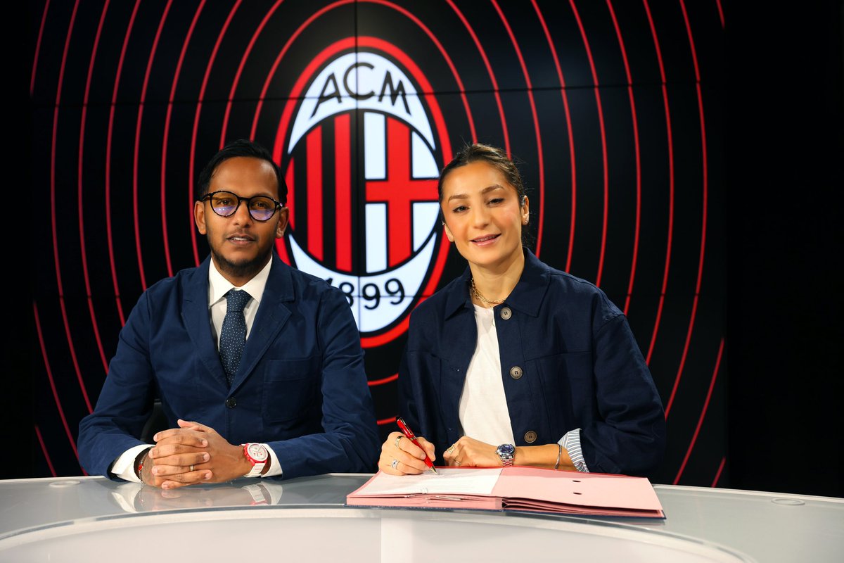 OFFICIAL: Danish International Dr Nadia Nadim has signed for AC Milan in Italy! Nadia who previously won the league with Portland Thorns & PSG, joins after leaving Racing Louisville FC as the clubs best ever goal scorer ⚽️