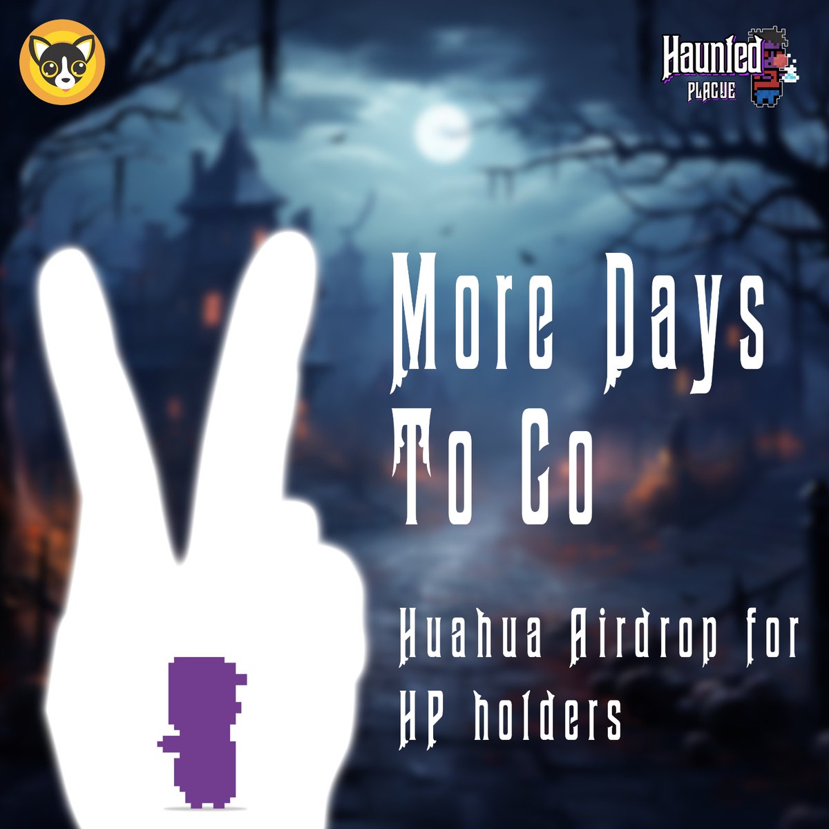 📣Big News for HP Holders! 

• Get ready for an exciting treat! In just 2 days, we'll be airdropping $huahua tokens to our loyal holders.

• The first phase is locked in with a snapshot of 38 holders' wallets!

• Show your ♥️, tag 3 frens, and stand a chance to win 300 $STARS