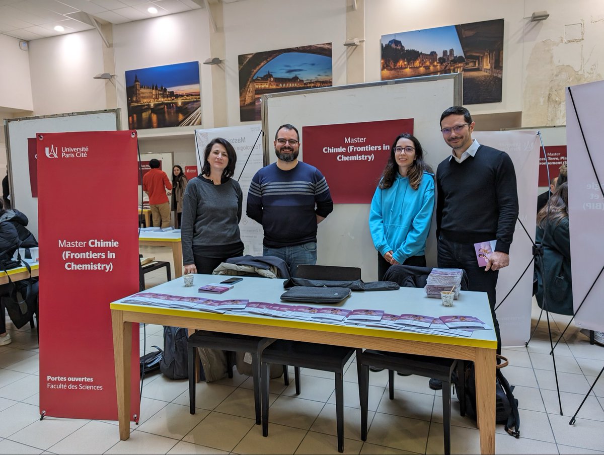 Master Frontiers in Chemistry - UPC (@masterchem_upc) on Twitter photo On vous attend ! C’est parti pour la Journée Portes Ouvertes d’<a href="/univ_paris_cite/">Université Paris Cité</a> , pour présenter notre Master ! <a href="/aurelie_perrier/">Aurélie Perrier</a> <a href="/mattana_giorgio/">Giorgio Mattana</a> <a href="/_Nicolas_Giraud/">Nicolas Giraud</a> On vous attend ! C’est parti pour la Journée Portes Ouvertes d’<a href="/univ_paris_cite/">Université Paris Cité</a> , pour présenter notre Master ! <a href="/aurelie_perrier/">Aurélie Perrier</a> <a href="/mattana_giorgio/">Giorgio Mattana</a> <a href="/_Nicolas_Giraud/">Nicolas Giraud</a>
