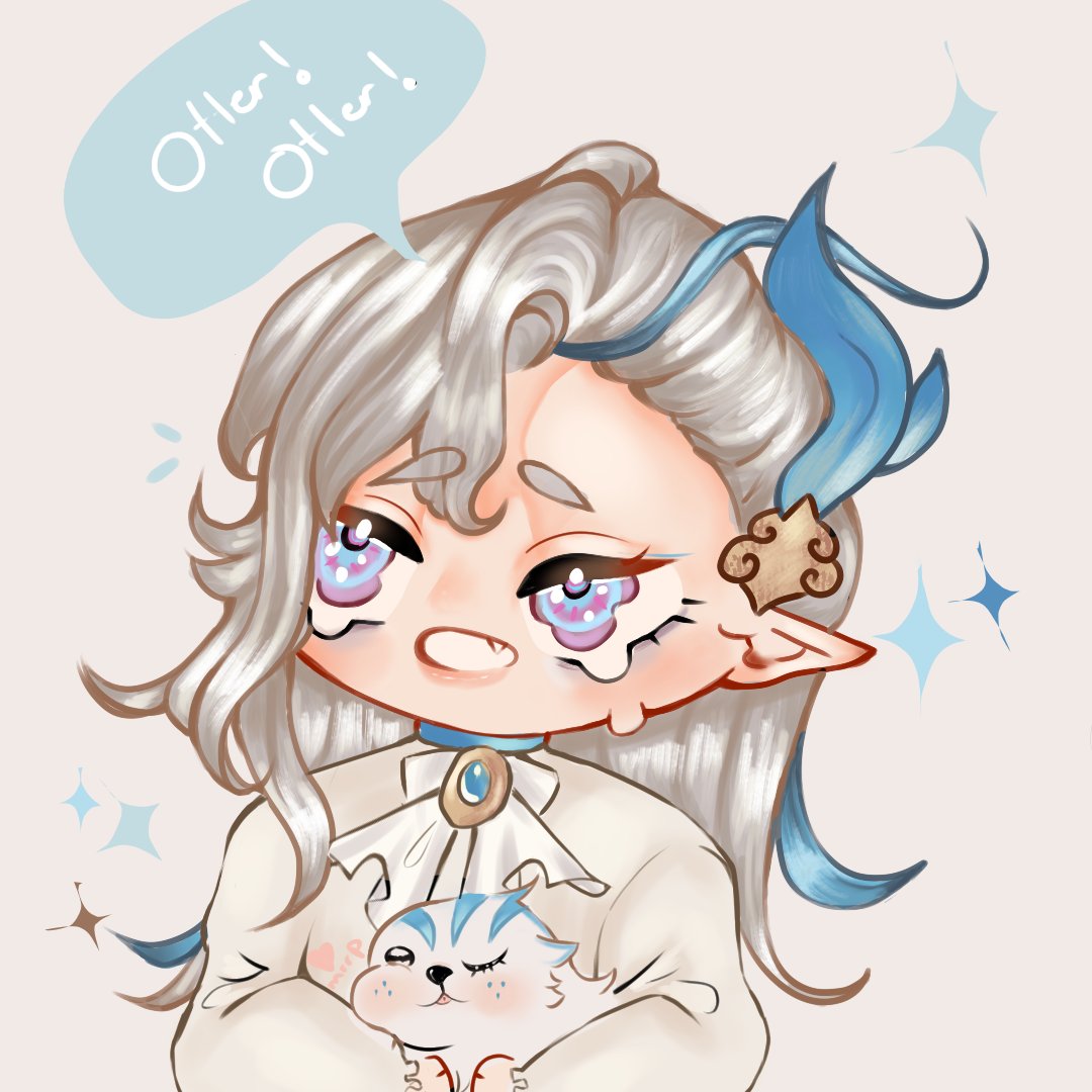 The results of the art trade with me and <a href="/ces_aaart/">ces✨ vgen & ko-fi comms open</a>. Neuvilette and kaveh!

#ヌヴィレット #Kaveh #Genshinfanart #Genshin #arttrade