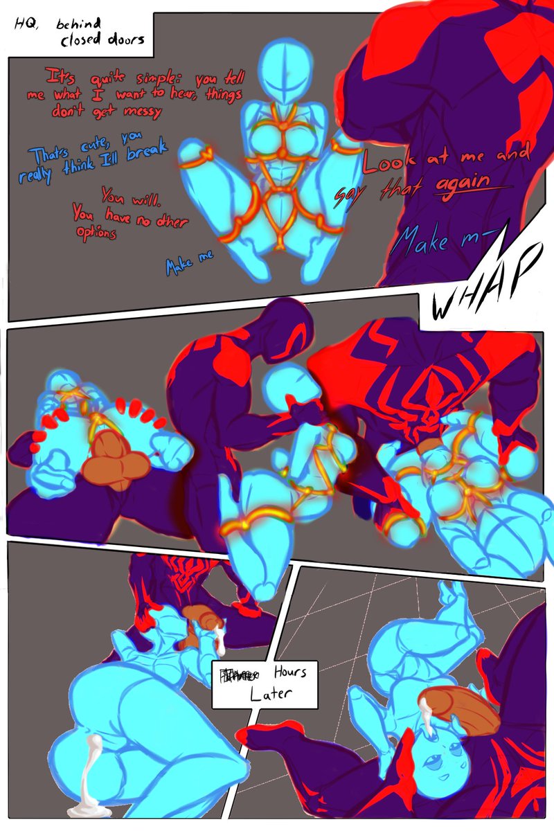 Was working on a little mini comic page based on some old For Honor characters when my brain worm saw an opportunity