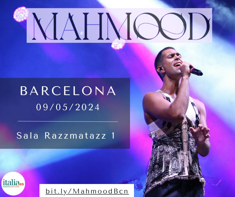 💥MAHMOOD EN BARCELONA💥

📅 Jueves 09/05/2024 a las 21h - Sala Razzmatazz 1 - BARCELONA 

🎟️ ENTRADAS: bit.ly/MahmoodBcn