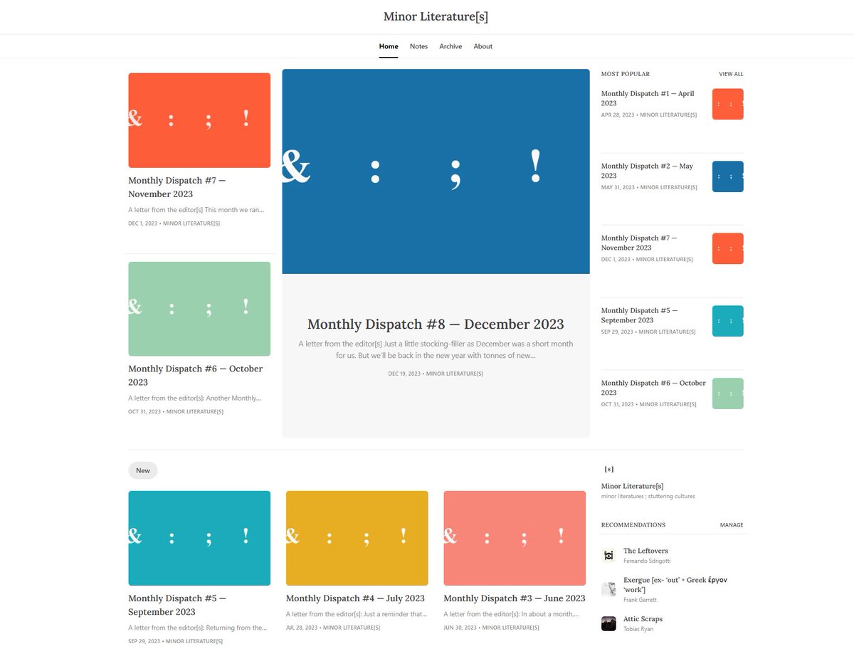 minor literature[s] tweet media