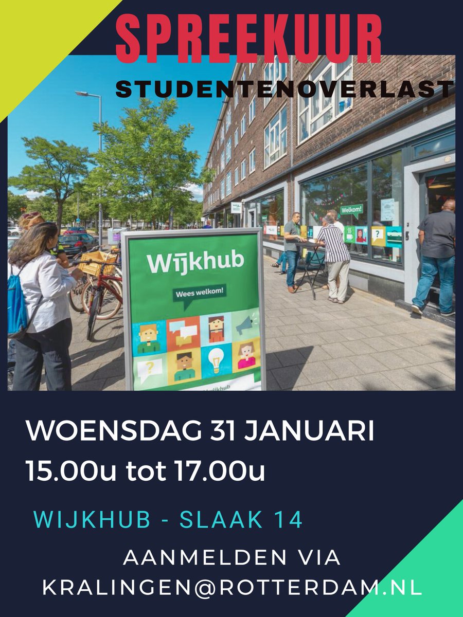 Meld je aan via kralingen<a href="/rotterdam/">Gemeente Rotterdam</a>.nl ism <a href="/STOK85608303/">STOK</a> @rotterdam #samenleveninkralingen