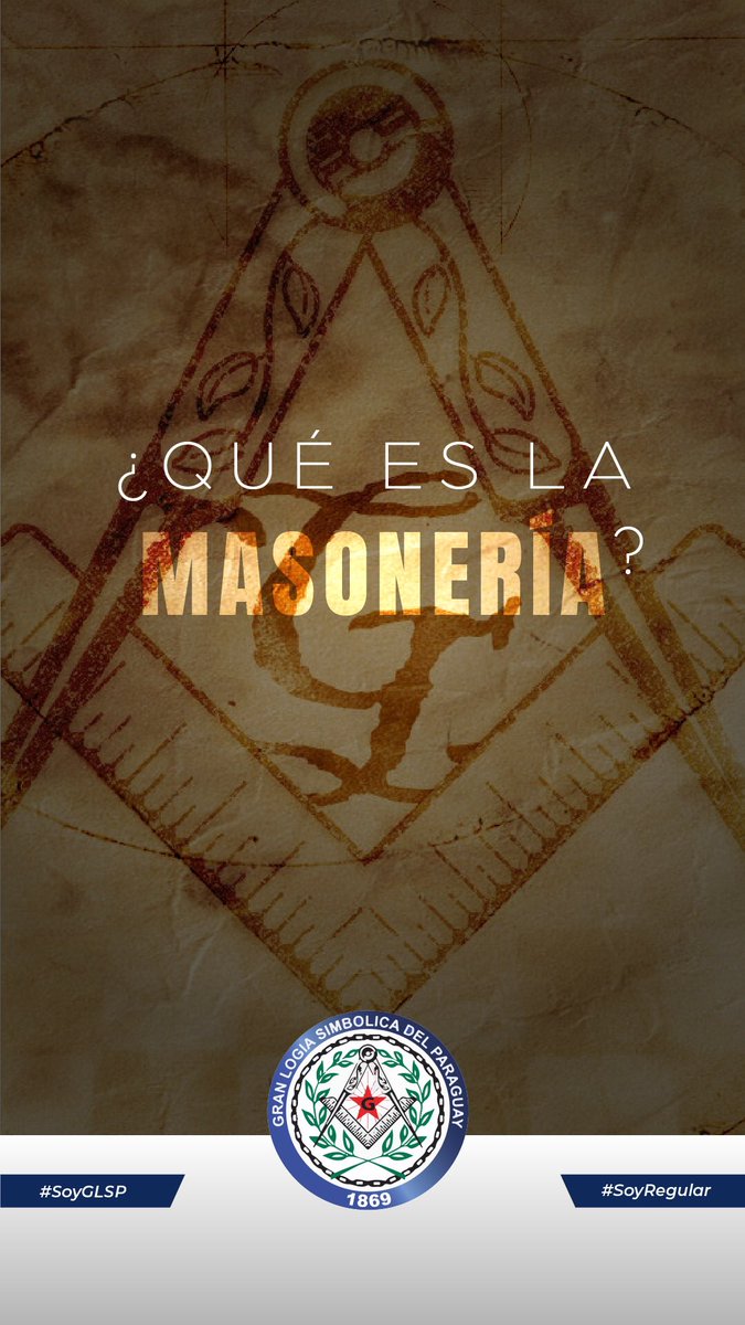 granlogiapy's tweet photo. ¿Qué es la masonería?
#SoyGLSP #SoyRegular #Masonería #Freemasons #GLSP #GranLogia #MasoneríaParaguaya https://t.co/Jfgt4p2stF