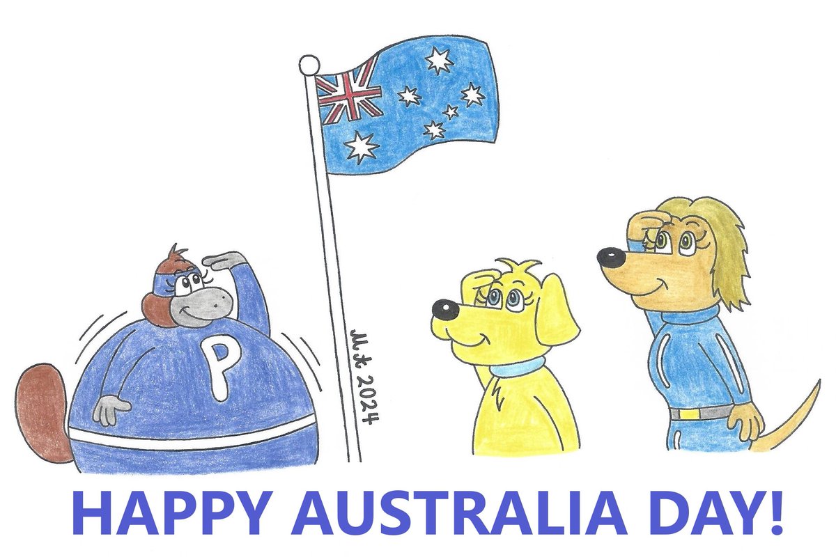 Happy Australia Day 2024!
To all Australians around the country! 
🦘🦘🦘🇦🇺🇦🇺🇦🇺

Abby, Platapump and Agent Tazi all salute for this country.
#HappyAustraliaDay #platypus #dog #Abby #AgentTazi #Platapump #AustraliaDay2024 #AustralianFlag