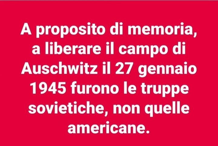 Così giusto per ricordarlo 😎
#giornodellamemoria2024 #GiornoDellaMemoria