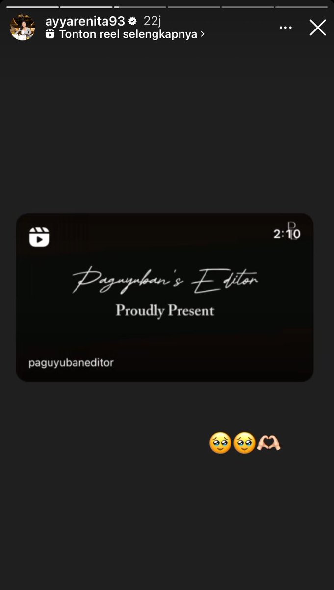 Paguyuban’s Editor tweet media