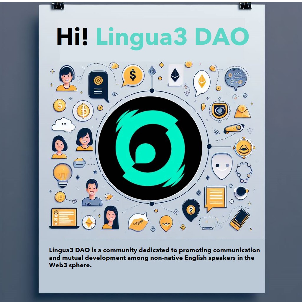 Lingua3 DAO tweet media
