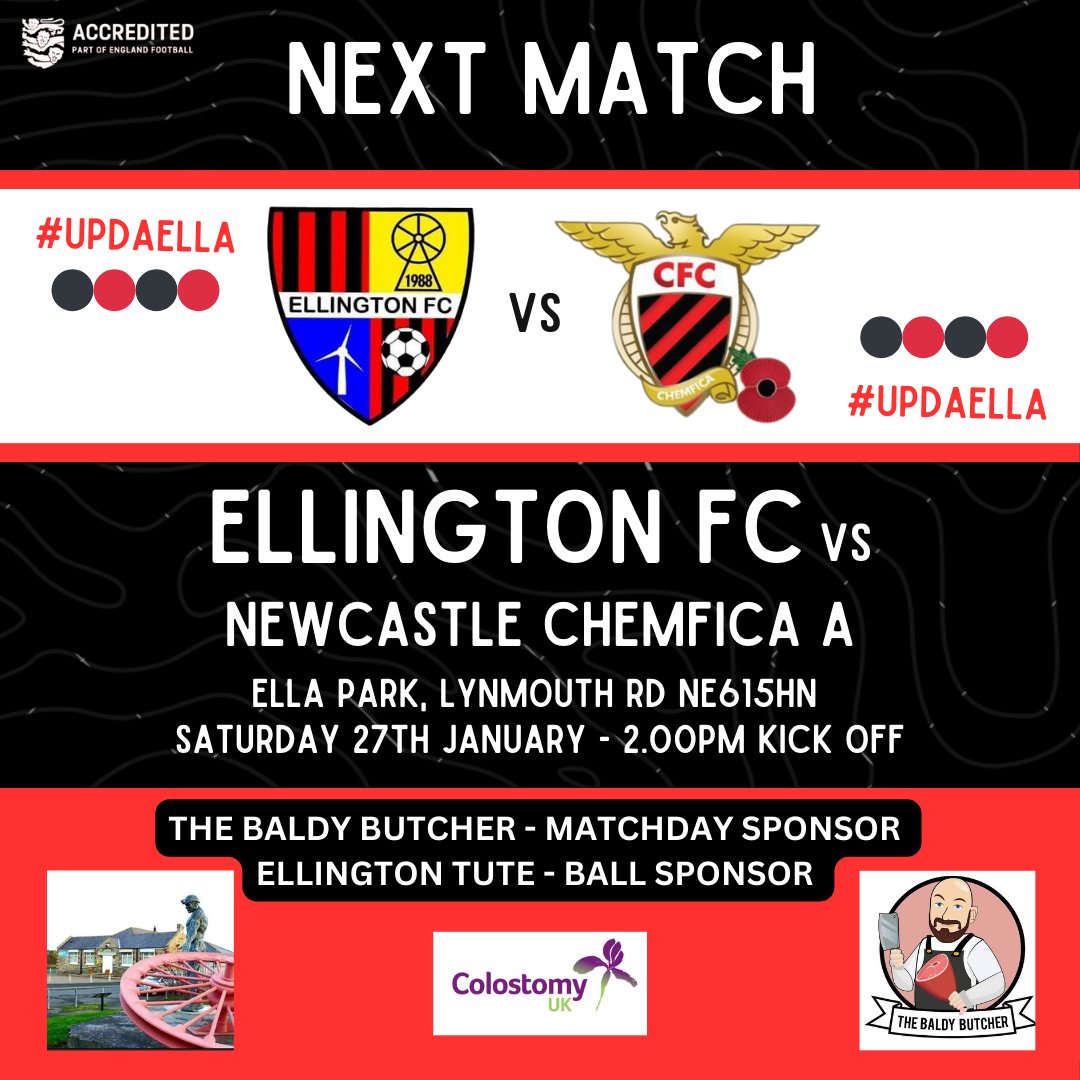 Game is on 💥💥💥 
Get yourself along to support the lads.
#updaella ⚫🔴⚫🔴⚫🔴⚫🔴⚫🔴