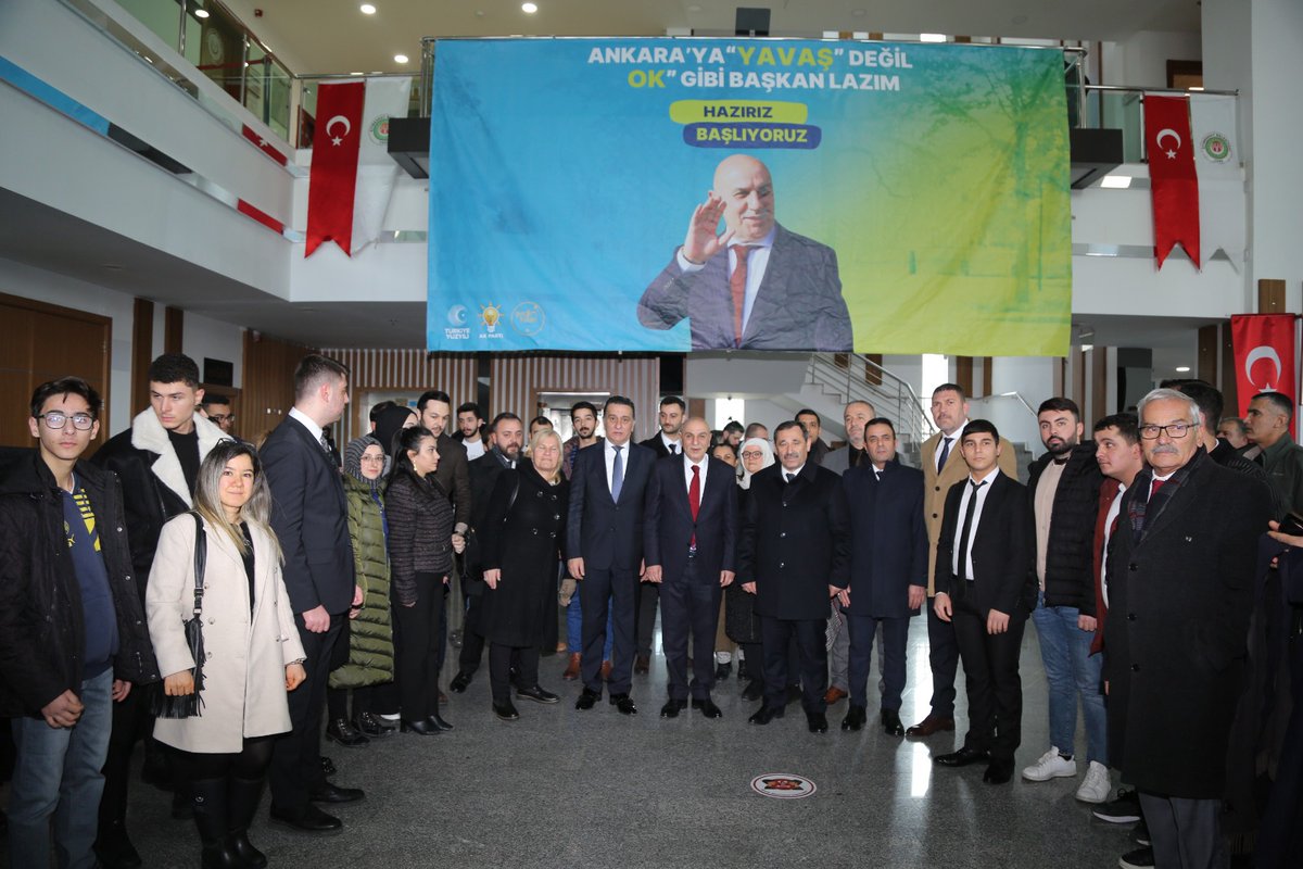 enverdemirel's tweet photo. Cumhur İttifakımızın Ankara Büyükşehir Belediye Başkan adayı Turgut Altınok'la birlikte AK Parti Etimesgut İlçe Başkanlığı'nın Korkut Ata Kongre ve Kültür Merkezi'mizde gerçekleştirdiği Birlik Buluşmasına katıldık.

Teskilatlarımız Hazır, Etimesgut Hazır, Ankara Hazır...

İnşallah Cumhur İttifakı olarak 31 Mart'ta hem Etimesgut'ta hem Ankara'da zafere ulaşacağız.