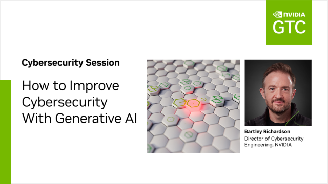 Join NVIDIA’s #cybersecurity AI expert, @BartleyR, at #GTC24 to explore the power of #generativeAI in security. This technology detects cyber threats faster and improves models with synthetic training data. Register now. nvda.ws/493nuv4