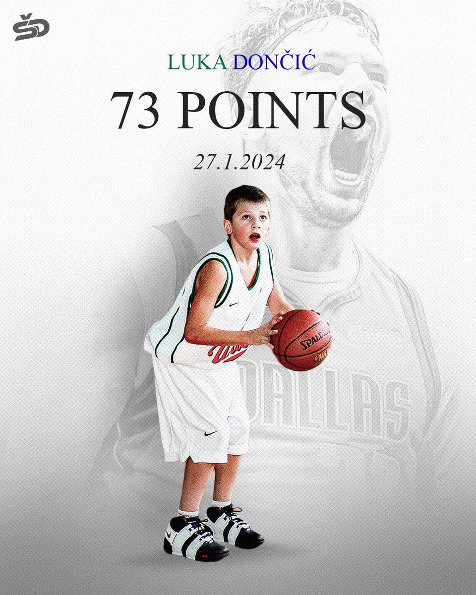 SminkaDesign's tweet photo. Hats off for @luka7doncic.

Just change his jersey number to #73.

Artwork by #ŠMINKADESIGN.

#DallasMavericks | #NBA | #smsports | #ZmajevaDruzina https://t.co/boz0J9zQd3