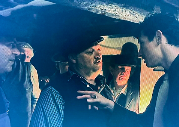 OurManFearn's tweet photo. Well, it’s not every day you get to add a Spielberg credit to your CV. Masters of the Air is now on Apple TV with yours truly. Fun fact: this scene was the very first thing filmed on the series. Day 1 vibes!! #MastersOfTheAir #AppleTV Thank you @OliviaGranted https://t.co/pPsqsbrtHJ