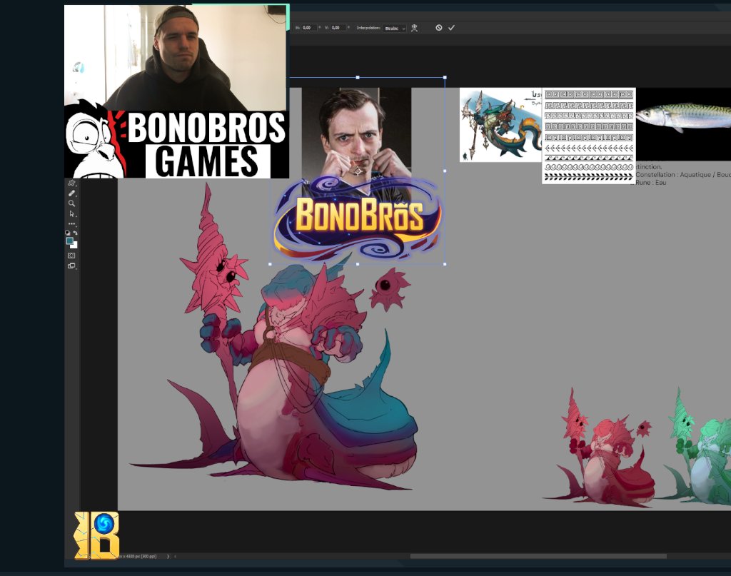 Aujourd'hui rework de @Sharkk_LoL ! plus concept de sort in game etc ! on est en live pour @BonobrosGame ⬇️liens twitch dessous⬇️