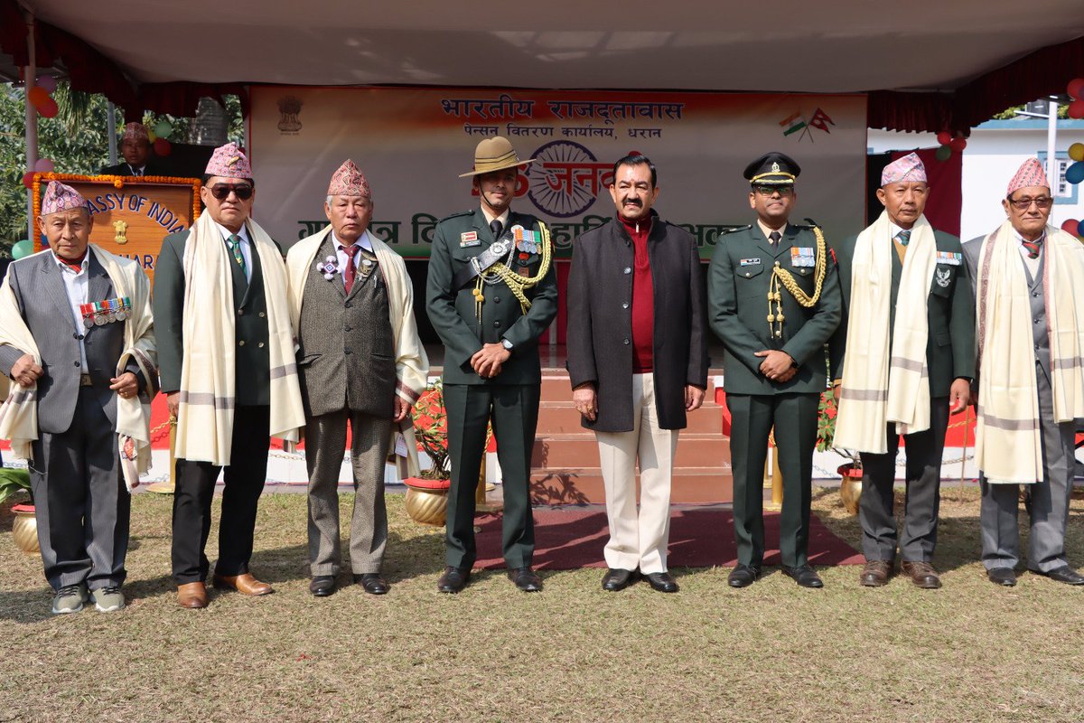IndiaInNepal's tweet image. #EmbassyofIndia PPO Dharan @IndiainNepal celebrated #RepublicDay alongwith Veer Naris, BhuPuus &amp;amp; their next of kins and local Indian community  with full zeal and enthusiasm.

#IndiaNepalFriendship
#RepublicDay2024
@MEAIndia

@adgpi
@mygovindia