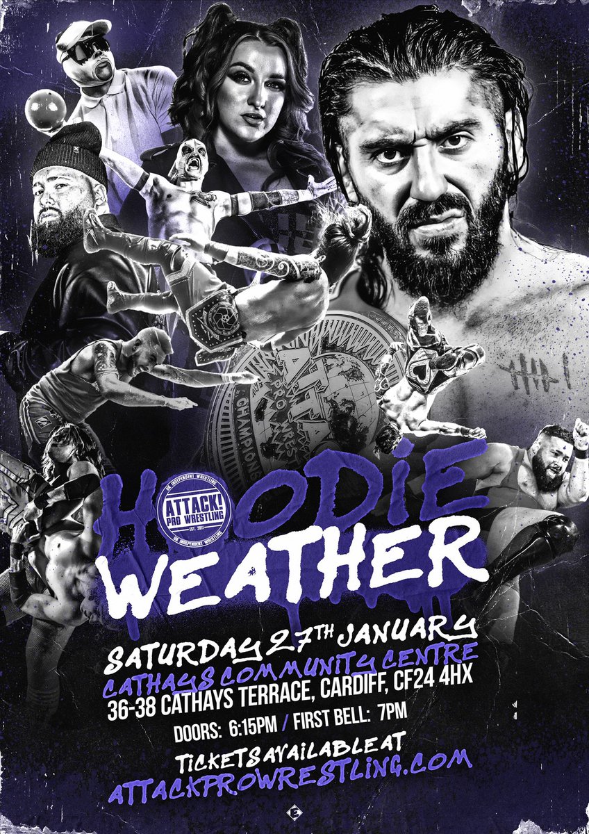 A year ago I brought back <a href="/ATTACKWrestling/">ATTACK! Pro Wrestling</a> at my super secret show (sick easter egg in the poster that no one got too 😏)

Tonight we live stream our first show of 2024 from Bingo Hall.

Make sure you tune in - ATTACK! is a special place, be apart of it💜

youtube.com/live/ryOpq6Kqj…