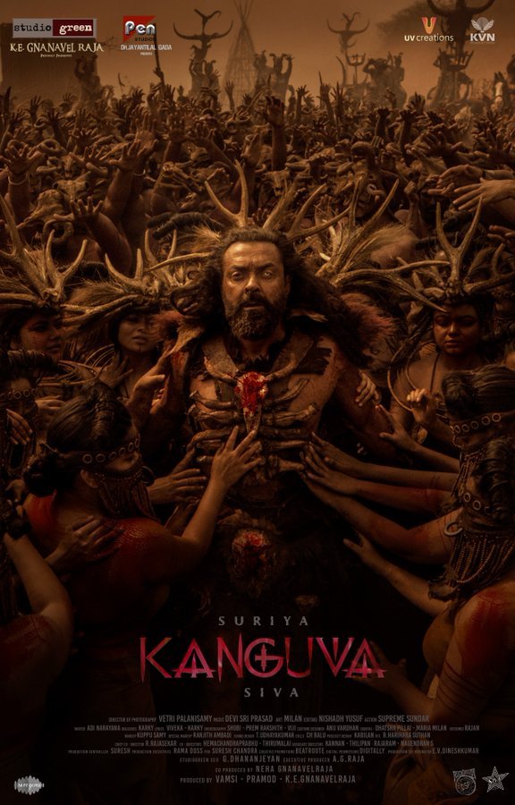 Boxoffice_23's tweet photo. #kanguva - #BobbyDeol as a #Udhiran . 🔥🔥

Mind blowing look . He is a perfect villain in any movie . 💥

#EknathShinde #RepublicDay2024 #RanbirKapoor𓃵 #AnimalOnNetflix #StrayKids #StrayKidsxPiecesJaunes #SalaarGoesGobal #HBDBobbyDeol #VijayMakkalIyakkam #MunawarFaraqui𓃵 https://t.co/9wbtffLEgP
