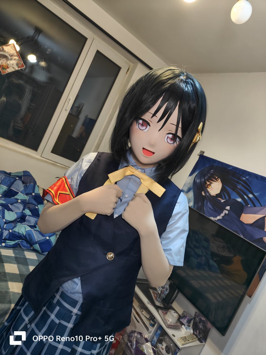 感谢夕暮让我入替栞子
<a href="/Tamaki_Ximu/">夕暮</a> 
小虎牙真的很可爱