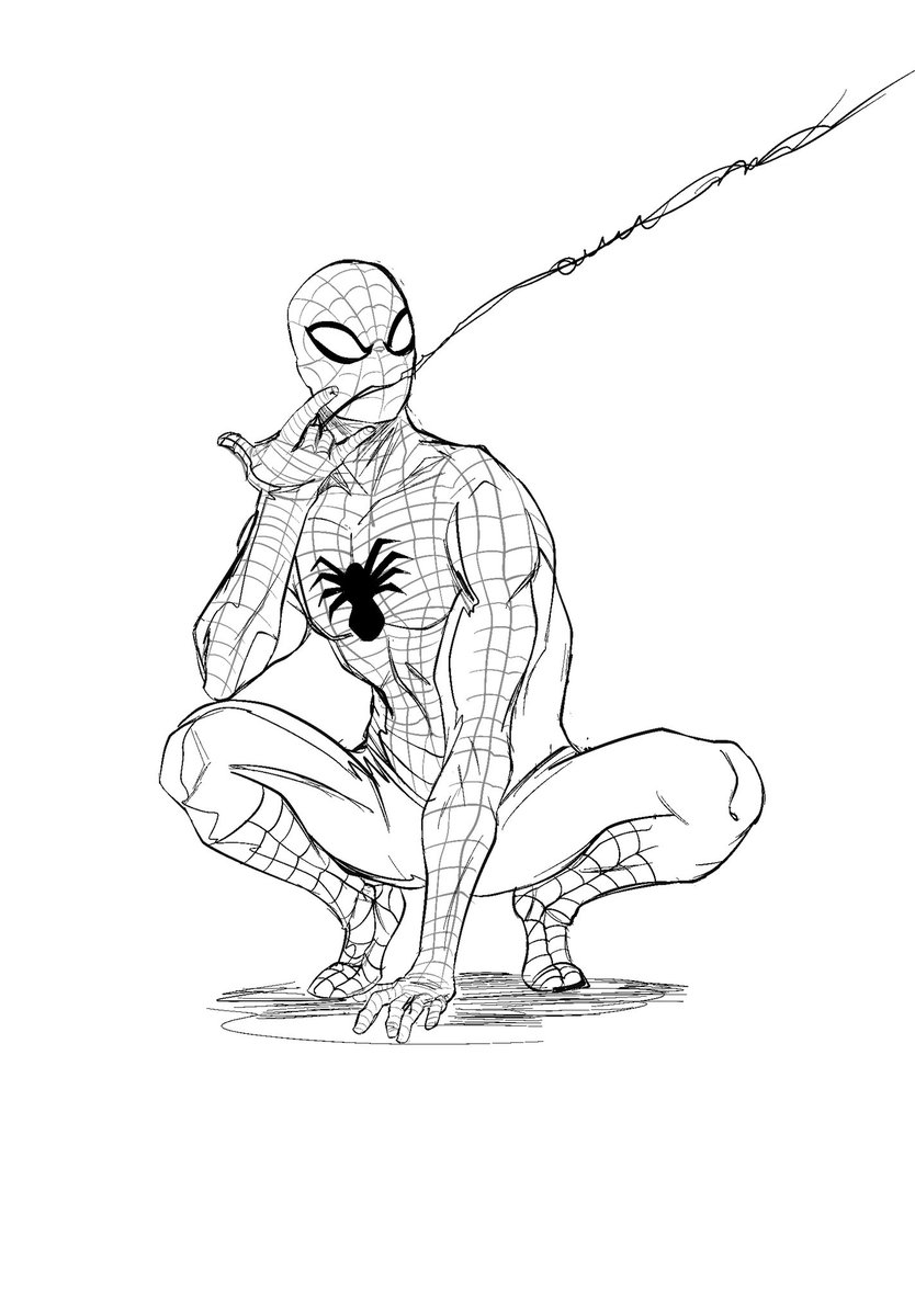 Shitty late night spidey doodle