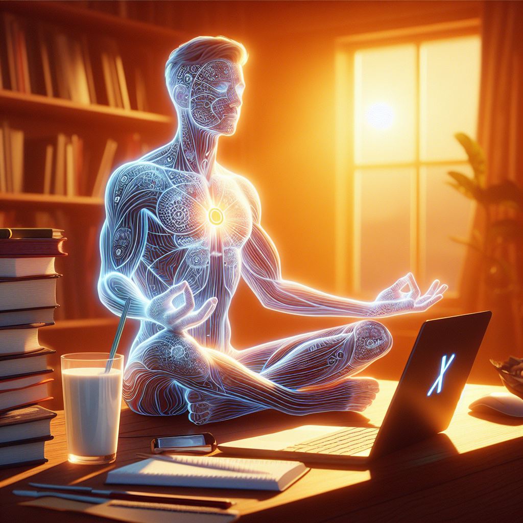 Good morning, X tribe! ☀️ 

Rise and shine to a morning filled with balance and enlightenment. 🧘‍♀️ Starting my day with invigorating yoga poses, I find harmony in body and mind, preparing myself for the day ahead. As I delve into my studies, each page brings new insights and