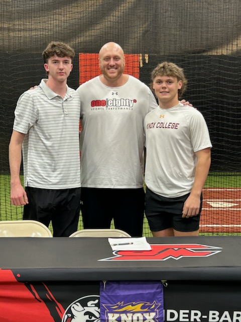 180SportsP's tweet photo. Congrats to @TheBrady2024 on signing with @NGUBaseball & @claytonnrice on signing with Knox Baseball #SigningSzn #CommitSzn #CollegeBaseball #a1sinceday1 #ProudOfOurAthletes https://t.co/xM7jE1riU7