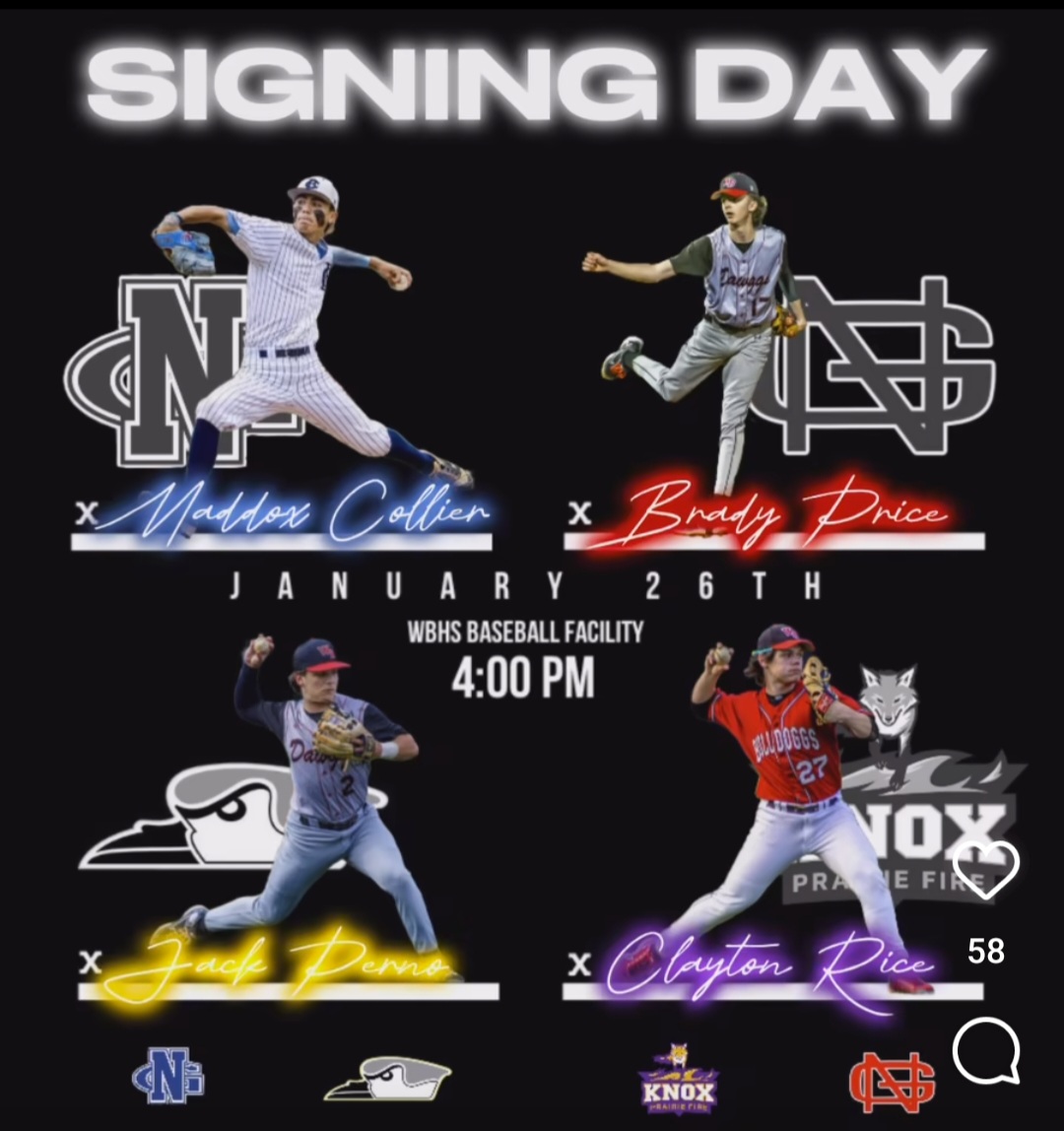 180SportsP's tweet photo. Congrats to @TheBrady2024 on signing with @NGUBaseball & @claytonnrice on signing with Knox Baseball #SigningSzn #CommitSzn #CollegeBaseball #a1sinceday1 #ProudOfOurAthletes https://t.co/xM7jE1riU7