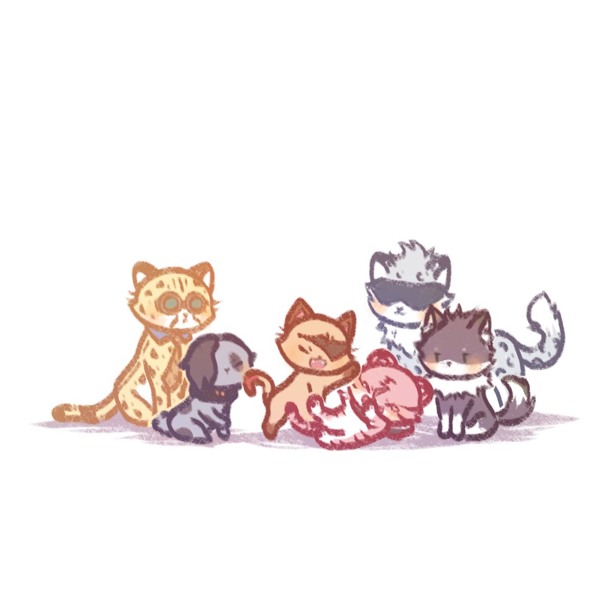 ribbon_ribbi's tweet photo. Pink tiger diary #Day30 (End)
Look!
Everyone is coming to see you, little tiger✨
#jjk #JujutsuKaisen #呪術廻戦 https://t.co/NXNZdlgUjr