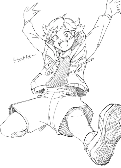練習で描いてたやつ載せちゃお
手が腫れる前に描いた 