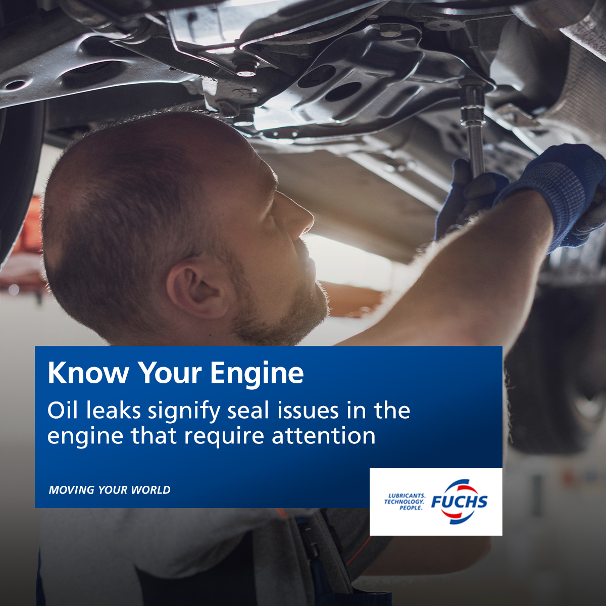 FuchsIndia's tweet photo. If you see any fluid leaks, prioritise safety and avoid driving. Take a closer look to identify the fluid - a yellow or dark brown, silky liquid likely indicates motor oil.
#fuchs #fuchsindia #movingyourworld #engineoil #lubricants https://t.co/hfdHiW3NVJ