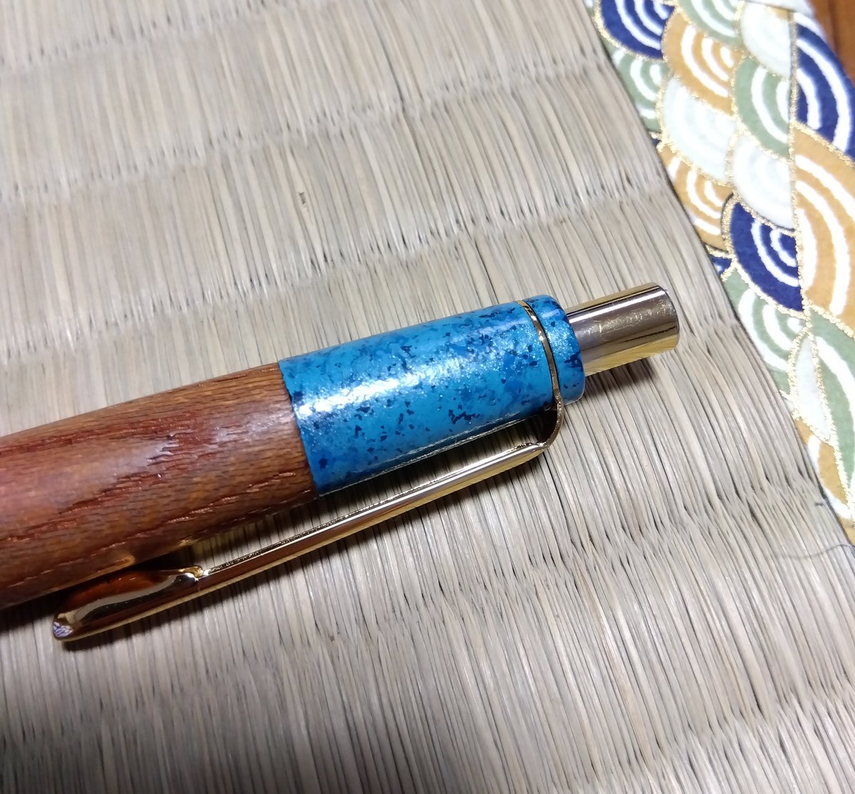 ボナンペン（@bonaanpen）欅 斑紋ガス青銅色風金具仕様 なかなかいい