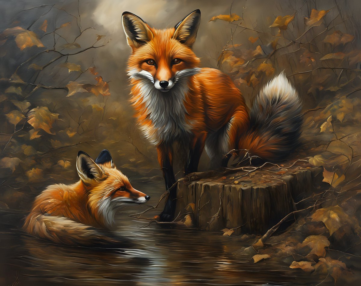 Foxes 🦊
#AI #AIArtCommunity #AIArtGallery #AIArtwork #AIArtistCommunity #Fox #Foxes #Nature #AnimalKingdom