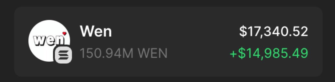 Giving away $1000 in $WEN 🎁

Drop your $SOL wallet, RT &amp; follow 🔔

~ 24 hours ⏰