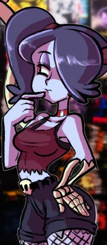 BeardyArtist's tweet photo. Decided to draw an oldie but a goodie! :> #Skullgirls #skullgirlsfanart #Squigly https://t.co/Wbn7FzeM6V