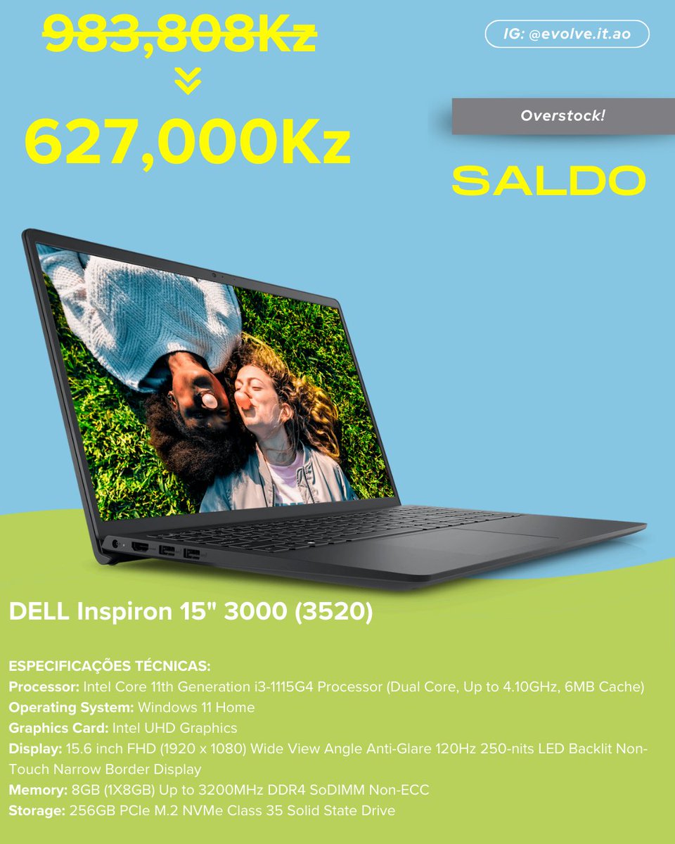 itevolved's tweet image. Dell Inspiron 3000 laptop.