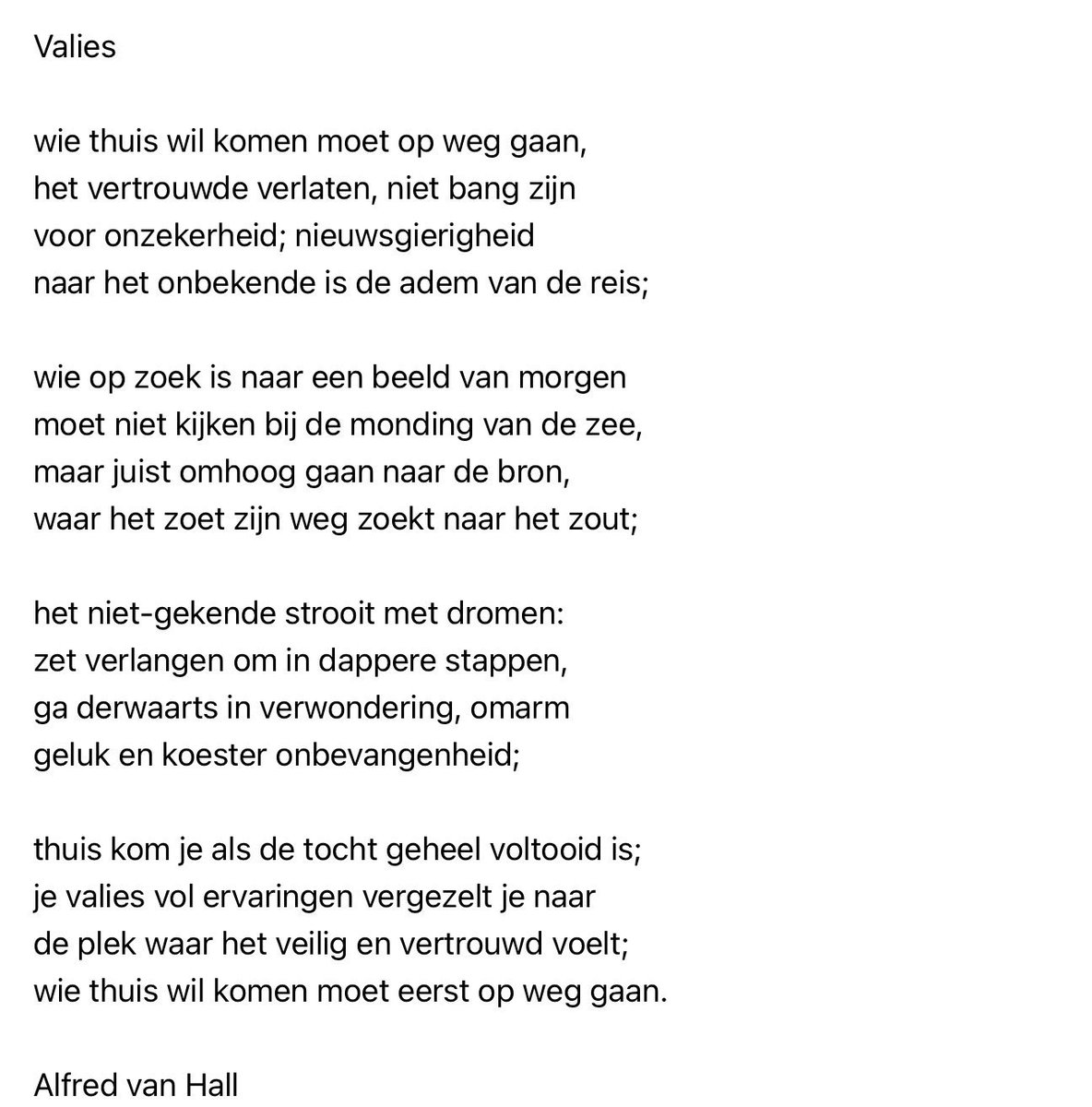 Weekendgedicht in de Poëzieweek: het thema is ‘Thuis’. Mooi gekozen. Op veel manieren te vertalen in een gedicht. Hier míjn invulling.