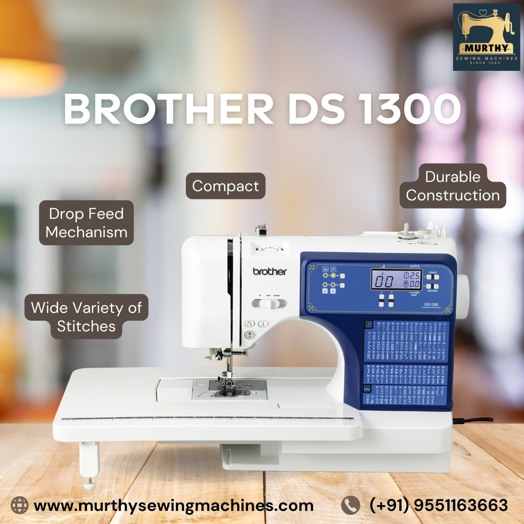 murthysewing's tweet photo. 🧵✨ Elevate your sewing game with the Brother DS 1300! 🎉
Buy Brother DS1300 Computerized Sewing Machine in Chennai -
https://t.co/PjVHx0BZRf
#brothersewing #boomboom #brand #madras https://t.co/ZxHFzwiKLB