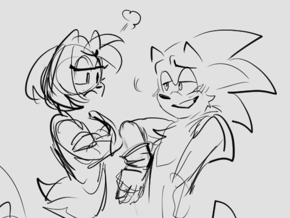 crypstorage's tweet photo. I've loved sonamy for years now but this is my first time drawing sonamy myself they are SO cute :D #sonamyfanart  #sonamy https://t.co/wXQa8uUEtr