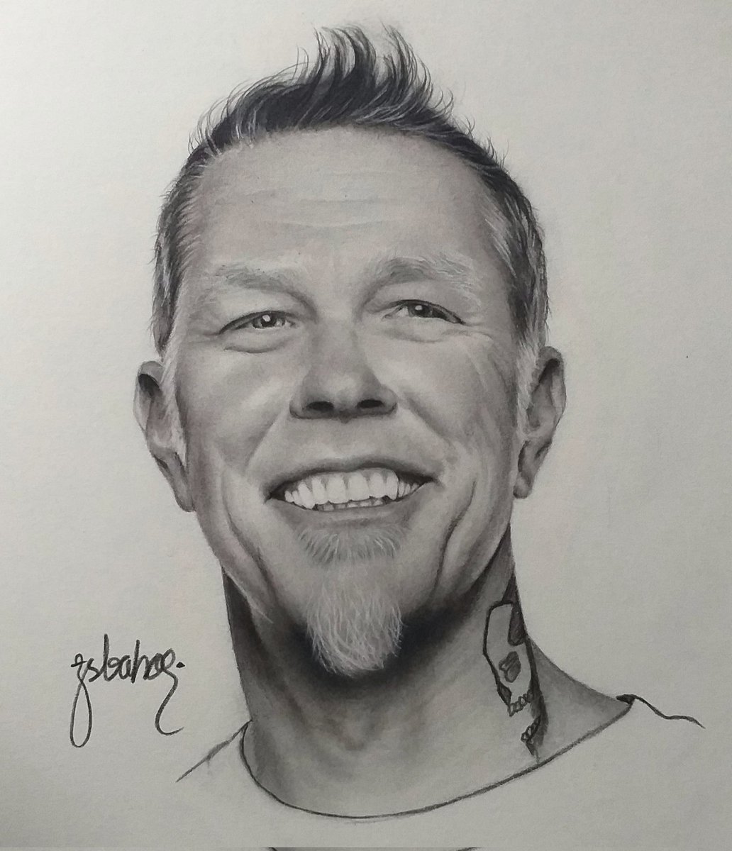 zeynepsbahar's tweet photo. A5 sketch ✍🖌
James Hetfield / Metallica 
#fabercastell 9000 
#clairefontaine sketchbook A5

#jameshetfield #metallica #sketchbook #karakalem #eskiz #çizim #graphitedrawing #sketch #realistic #draw #drawing #rockmusic #rockstar #music #rock https://t.co/znLhZL1zBN