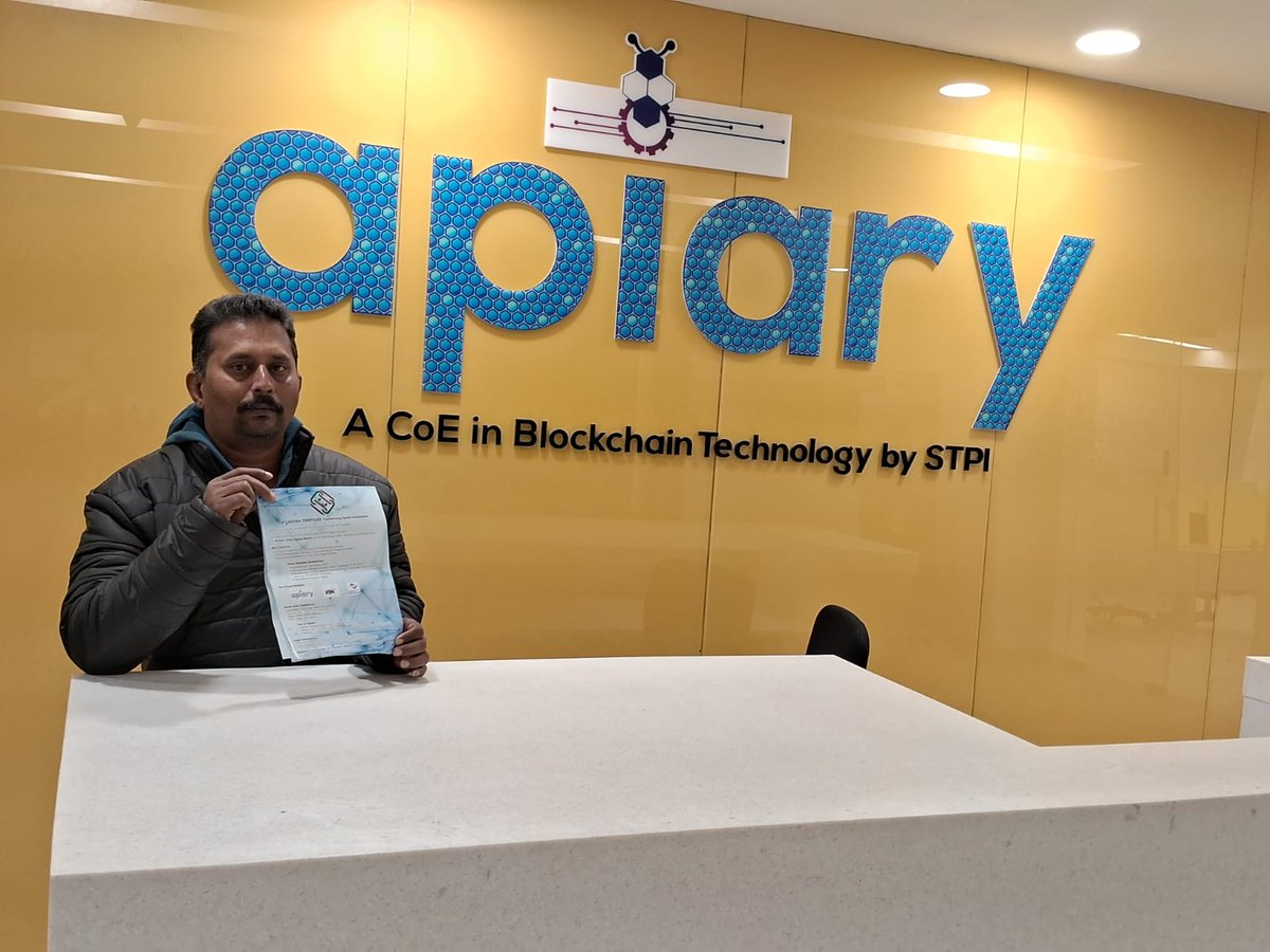 bivastra's tweet photo. Reflecting on a year of collaboration!
One year ago, we initiated a partnership with Apiary and STPI.

Our recent visit was a chance to strengthen the bond and explore new horizons together.

Exciting times ahead! 

🌐 #Bivastra #Apiary #STPI 🚀#Blockchain #textileinnovation https://t.co/2tdxBE2CL0