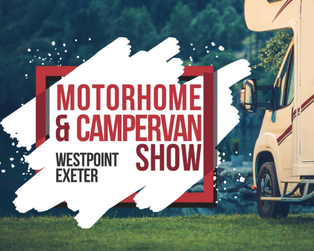 We're looking forward to another busy day at the Motorhome and Campervan Show in Exeter's Westpoint Arena. Come along for a chat; we have a wiude range of motorhomes and campers to rent or buy.