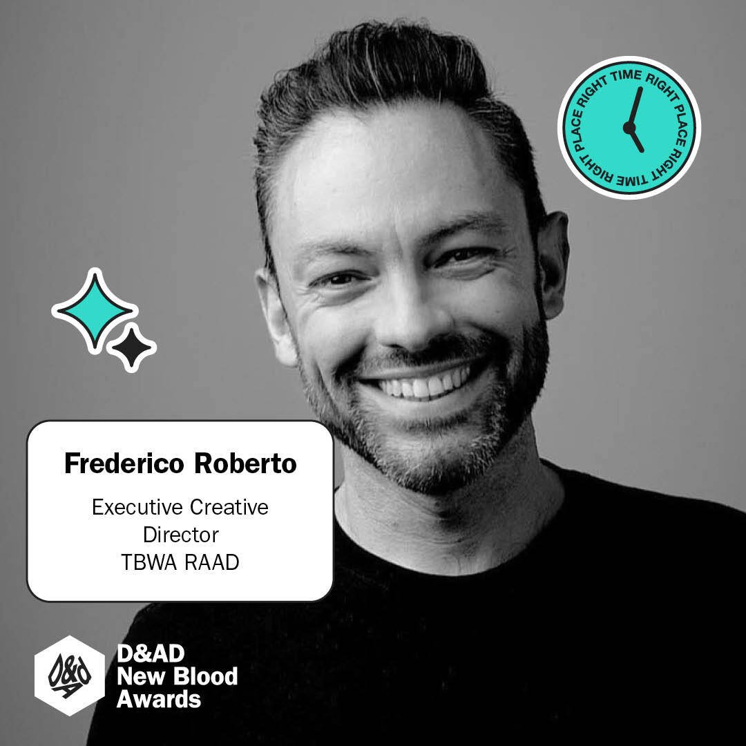 Exciting news! Our ECD Frederico Roberto, alongside industry pros, will guide young creatives on crafting winning ideas for the @dandad #NewBloodAwards.
Join Fred in a free online talk on Feb 7th at 4 pm GMT. Best of luck to all contestants! 
Register now: dandad-org.zoom.us/webinar/regist…