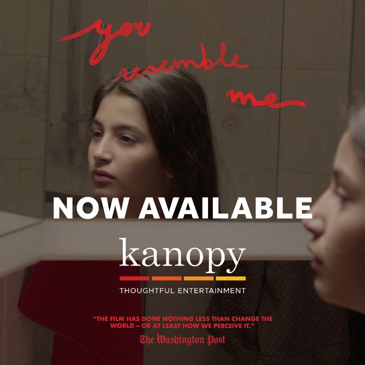 We are so excited to share that YOU RESEMBLE ME is now available on @Kanopy a streaming service that partners with universities and public libraries to make thoughtful entertainment accessible and promote the power of film to bridge cultural boundaries👊@youresembleme