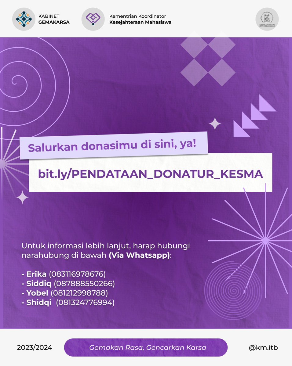 Kabinet KM ITB tweet media