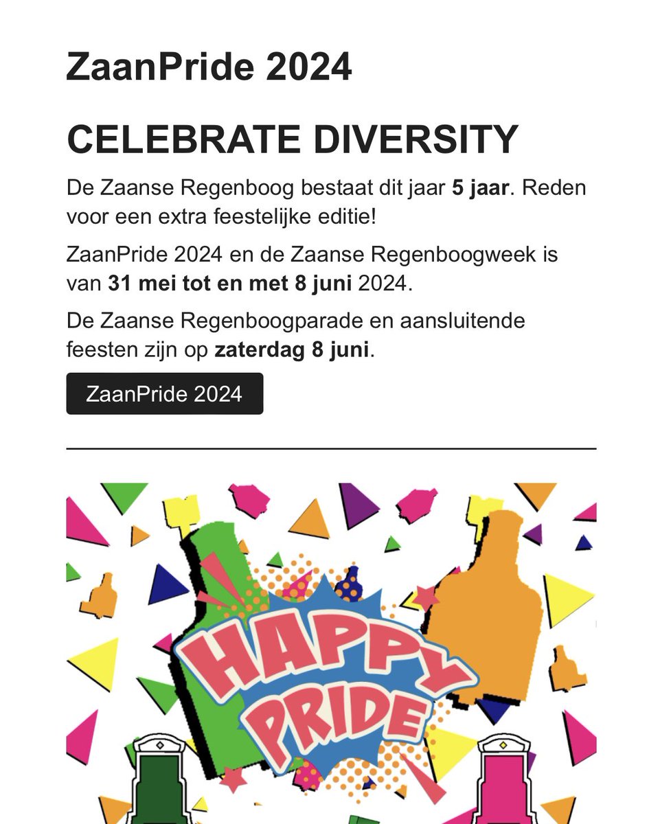 THEMA ZAANPRIDE 2024 🔴🟠🟡🟢🔵🟣 #zaanpride #dezaanseregenboog #zaanstad50jaar #queerpride #gay #gemeentezaanstad #gsa #nonbinair #intersekse #lesbian #bisexual #asexual #straihgtally #homosexual #lhbt #transgender #lhbtiqpoc #pride #celebratediversity #rozezaterdagzaanstad