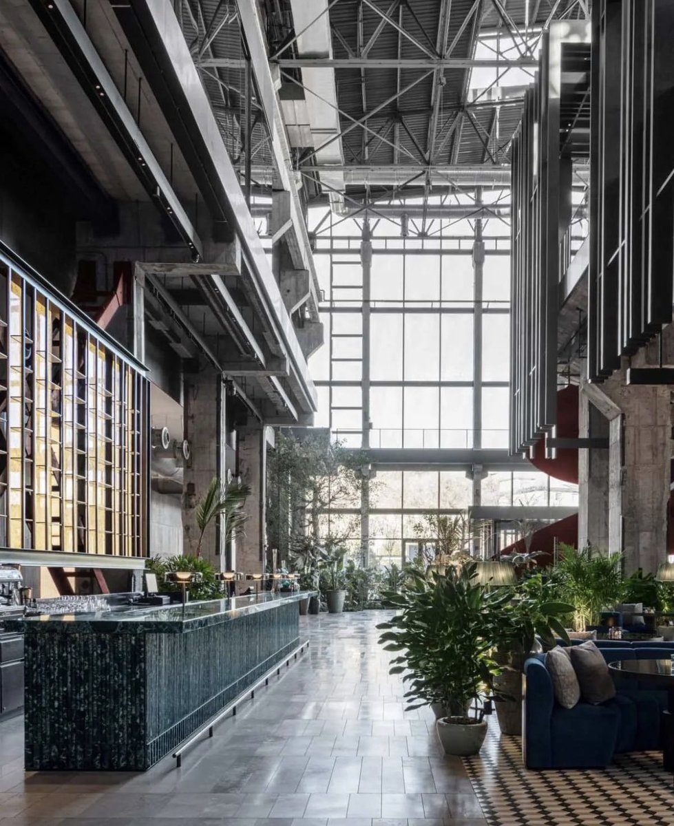 Another great example of adaptive reuse

Putting a Shangri-La hotel in a formerly abandoned industrial building, in Beijing 

By Lissoni &amp; Partners