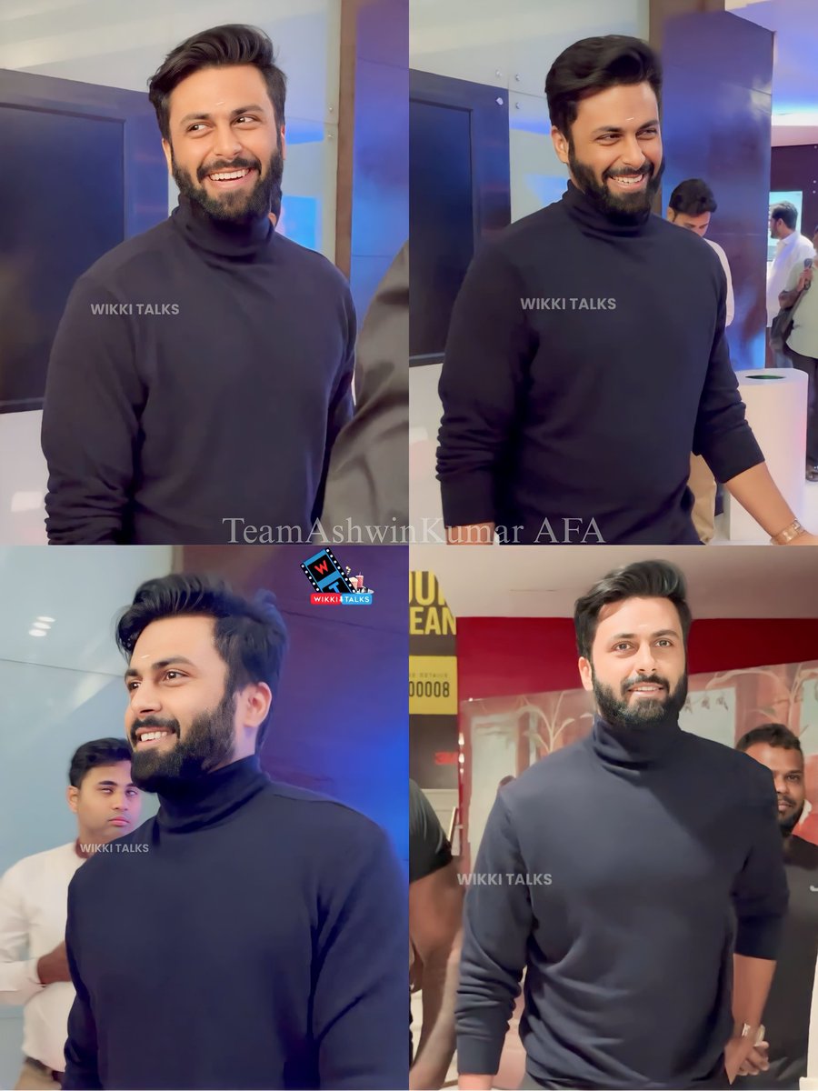 TeamAshwinKumar's tweet photo. Our man's pics from the Vadakkupatti Ramasamy Release Event❤️✨ 

@i_amak #AshwinKumar https://t.co/1NJVBOELsn