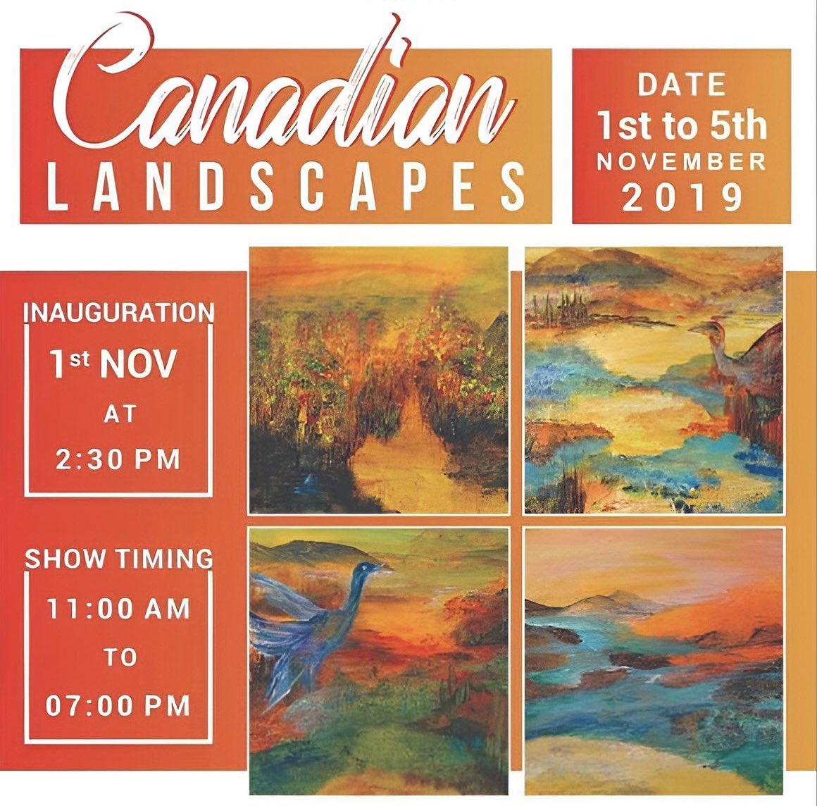 Kalaneri's tweet photo. Reliving the success of #CanadianLandscapes - First Edition of  Indo-Canadian Contemporary Artist Indu Varma Solo Exhibition at 📍 #KalaneriArtGallery, #Jaipur

Watch the video to enjoy some glimpses of her exhibition.

🔗 https://t.co/ODe1hI9MZT https://t.co/KwRn6VTVji